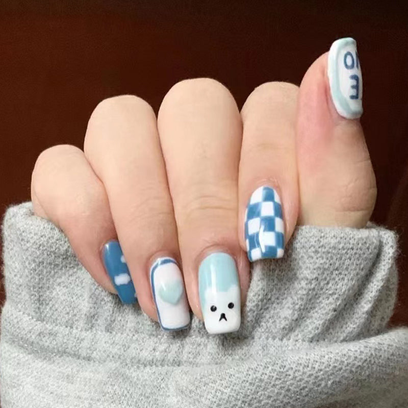 Cozy Bear Paw Winter Nail Set