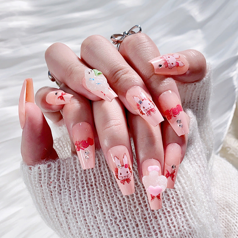 Whimsical Pink Nail Inspo for Spring