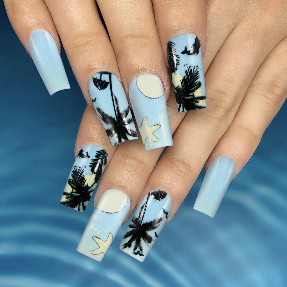 Tropical Beach Nails That Shine
