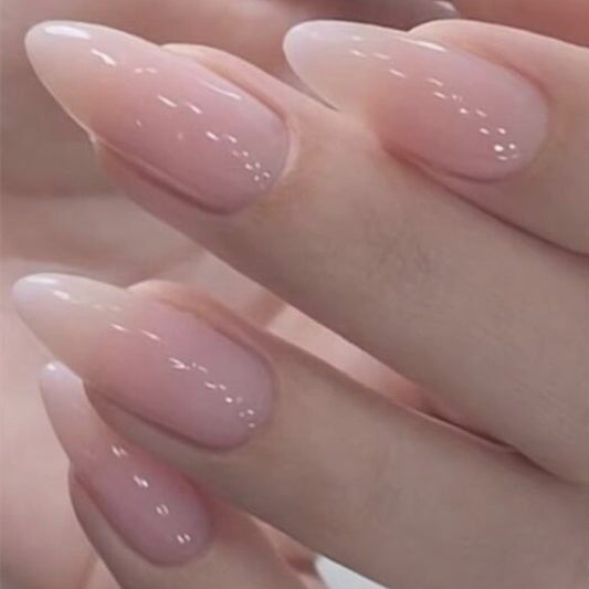 Lust For Love Long Almond Beige Everyday Press On Nails