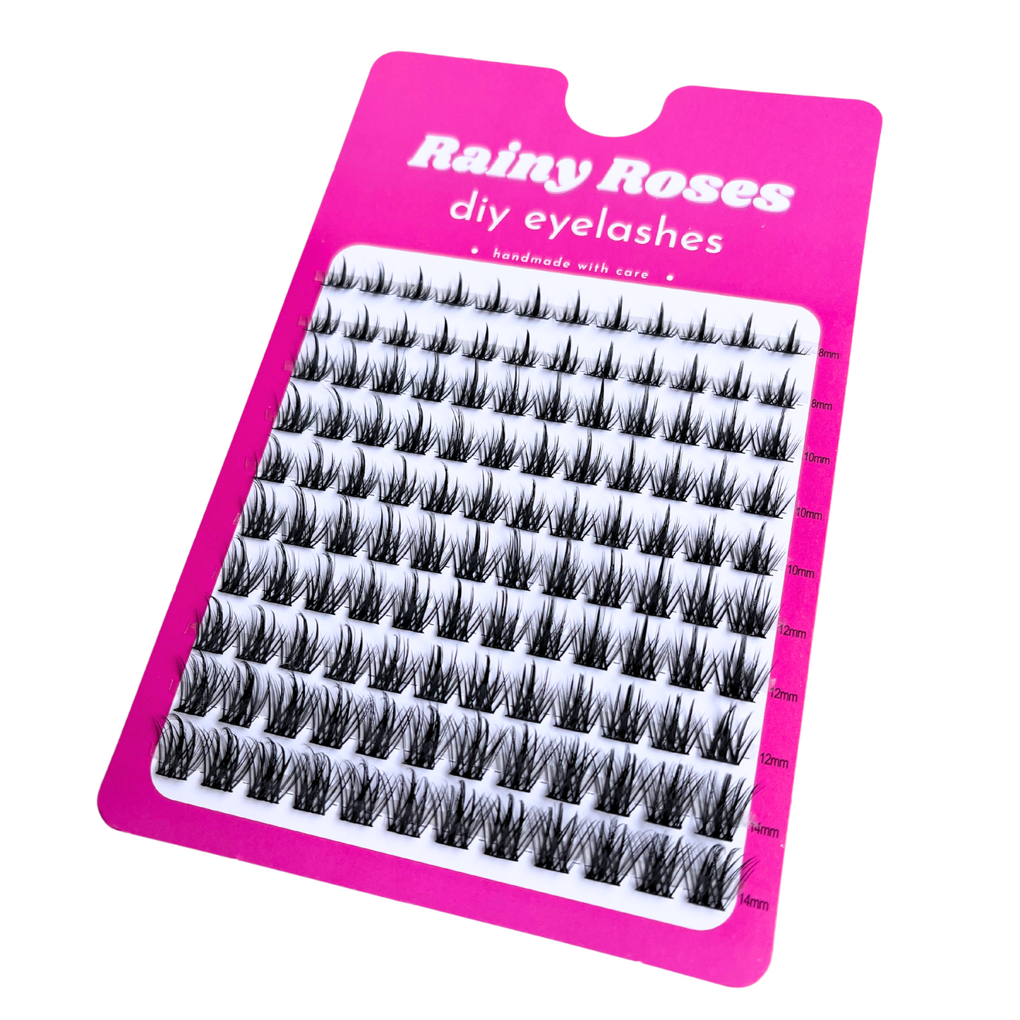 Rainy Roses DIY Lightweight Crown Fan 8-14mm DIY Lash Extensions Lash Clusters