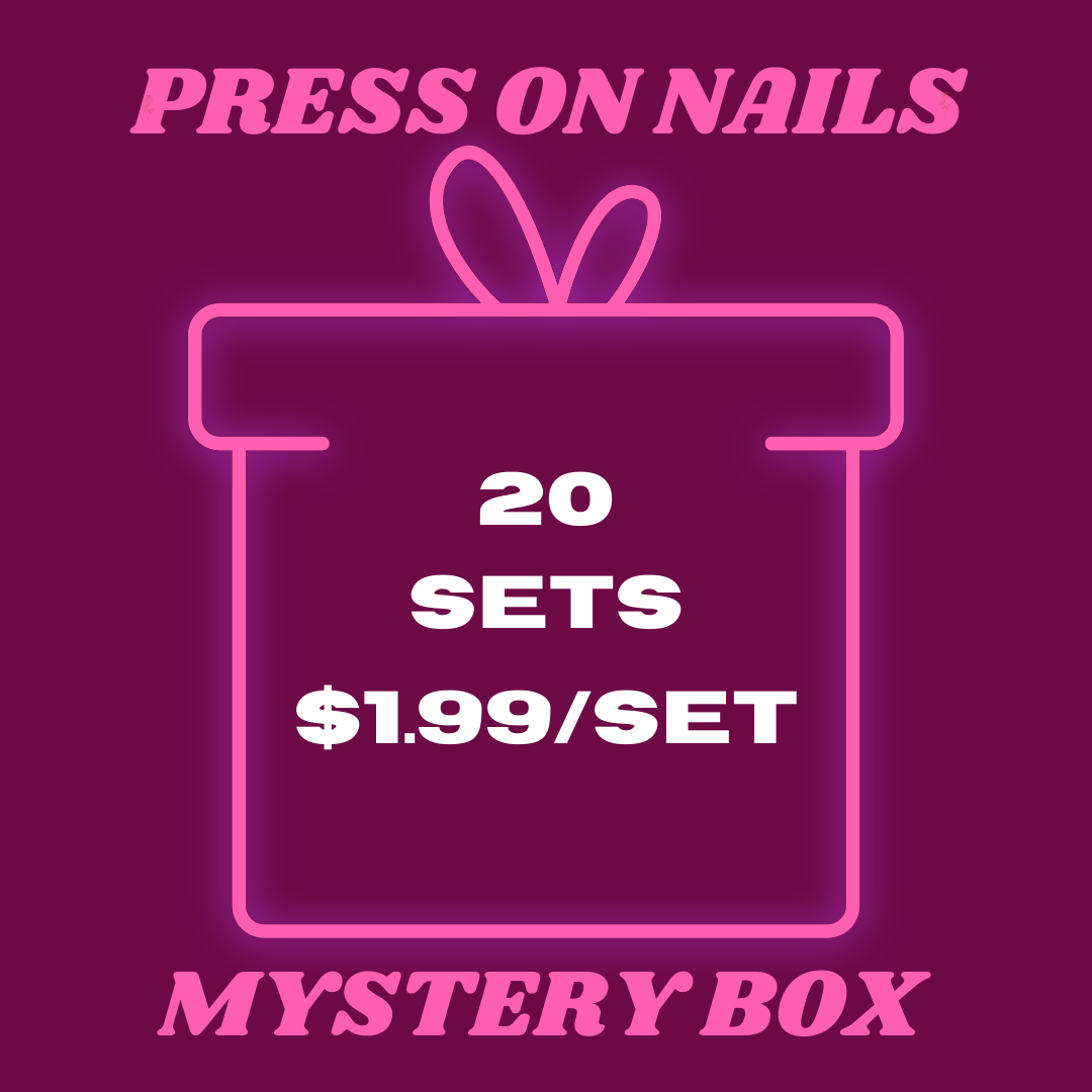$1.99 MYSTERY BOX OF PRESS ON NAILS
