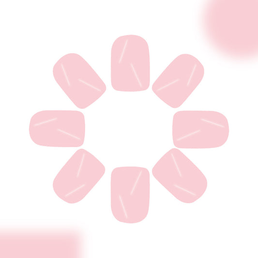 Pink flower-shaped object on a white background
