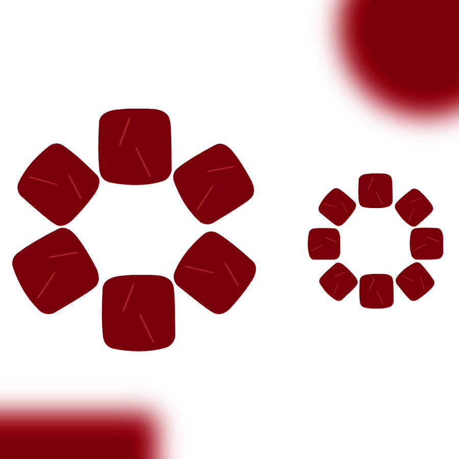 Elegant Velvet Bliss Short Square Burgundy Press On Toenail Set with Textured Design