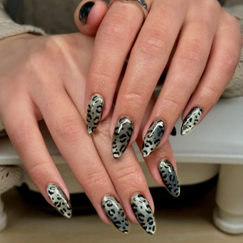 Wild Chic Medium Almond Animal Print Press On Nail Set