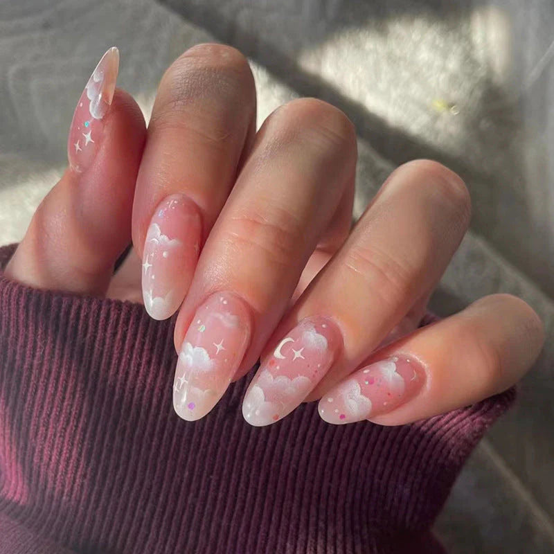 Rainy Roses Press On Nails