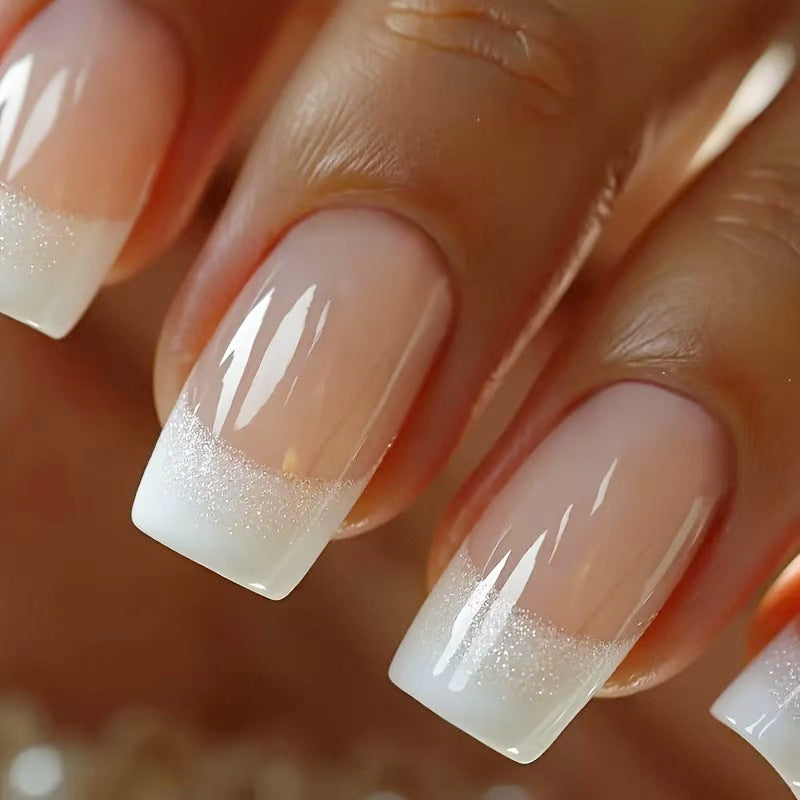 Elegant Dream Short Square Soft Ombre Press On Nail Set