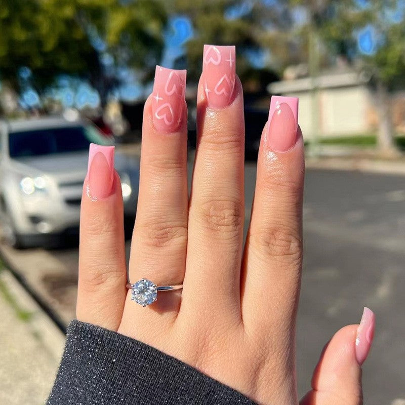 Rainy Roses Press On Nails