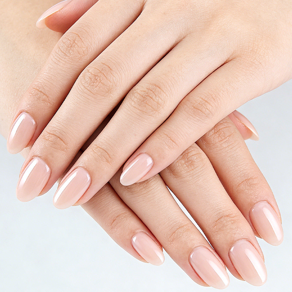 Elegant Sunset Medium Almond Soft Gradient Finish Press On Nail Set