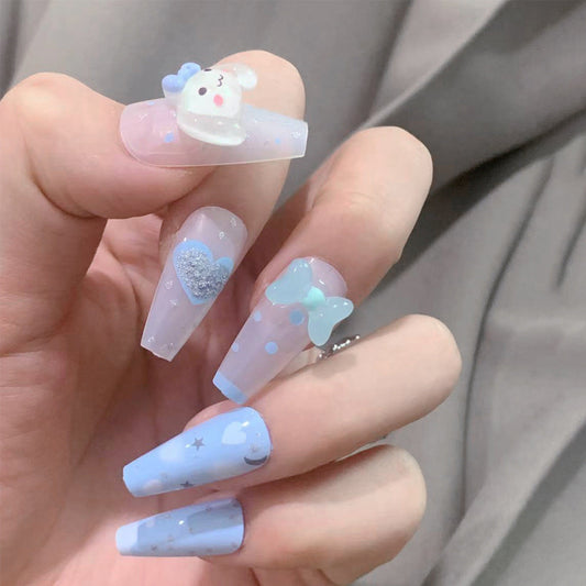 Coffin Y2K Light Blue Matte Doggy