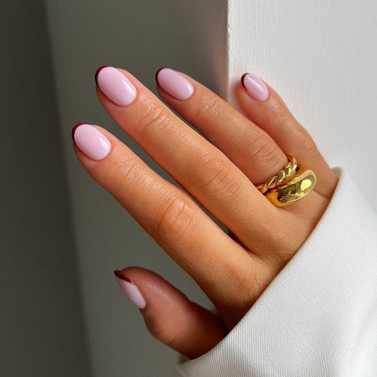 More Than Other Short Oval Pink Everyday Press On Nails