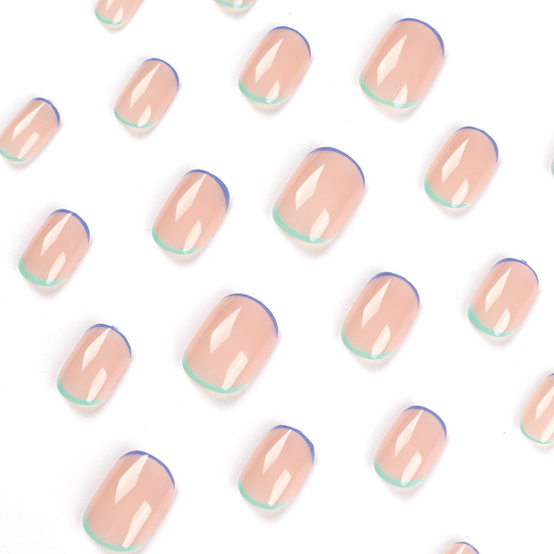Everyday Color Short Oval Beige Everyday Press On Nails