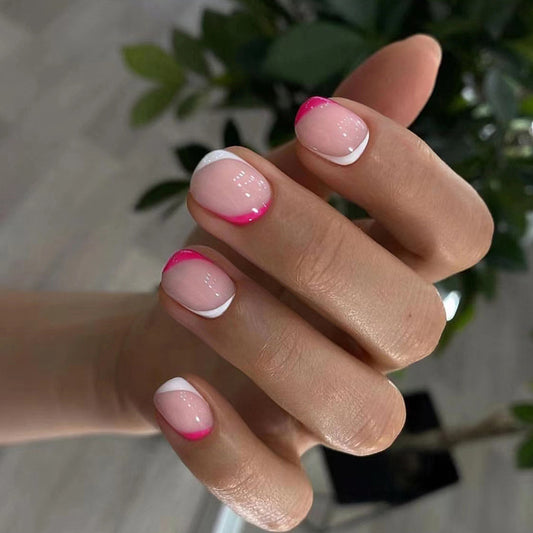 Owned It Short Squoval Pink Everyday Press On Nails