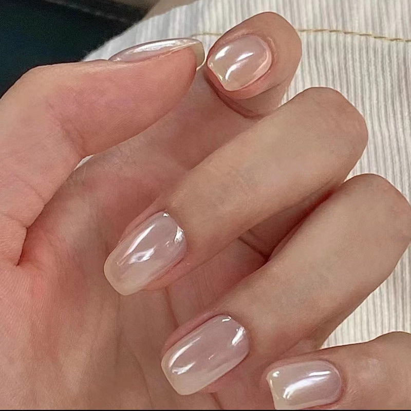 Feeling Myself Forever Medium Coffin Pink Glossy Press On Nails