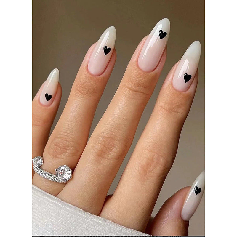 Destinations Medium Oval White Everyday Press On Nails